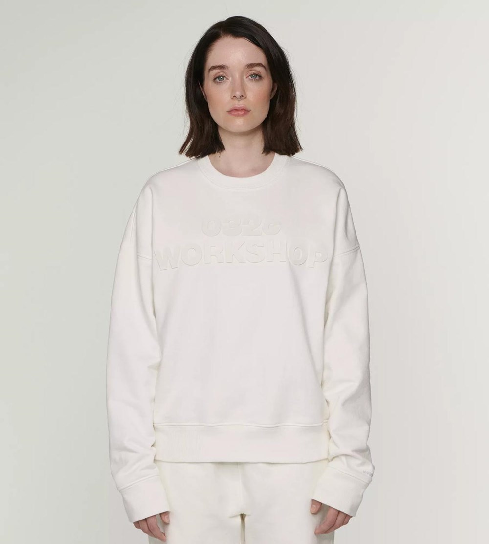 Sloggi 032c X Unisex Sweatshirt Beige | 41589-HOPI