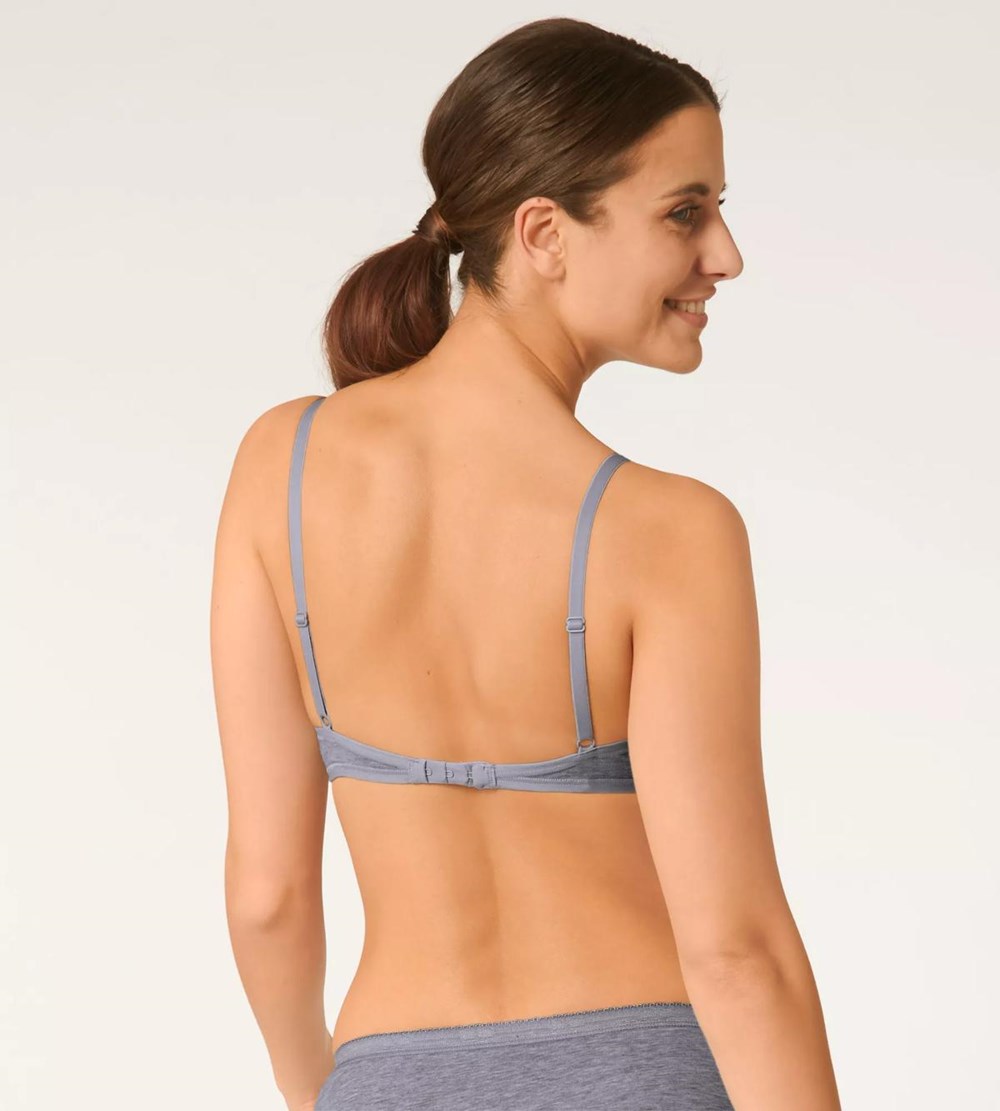 Sloggi 24/7 100 Wired Padded Bra Grey Combination | 90726-CPOY