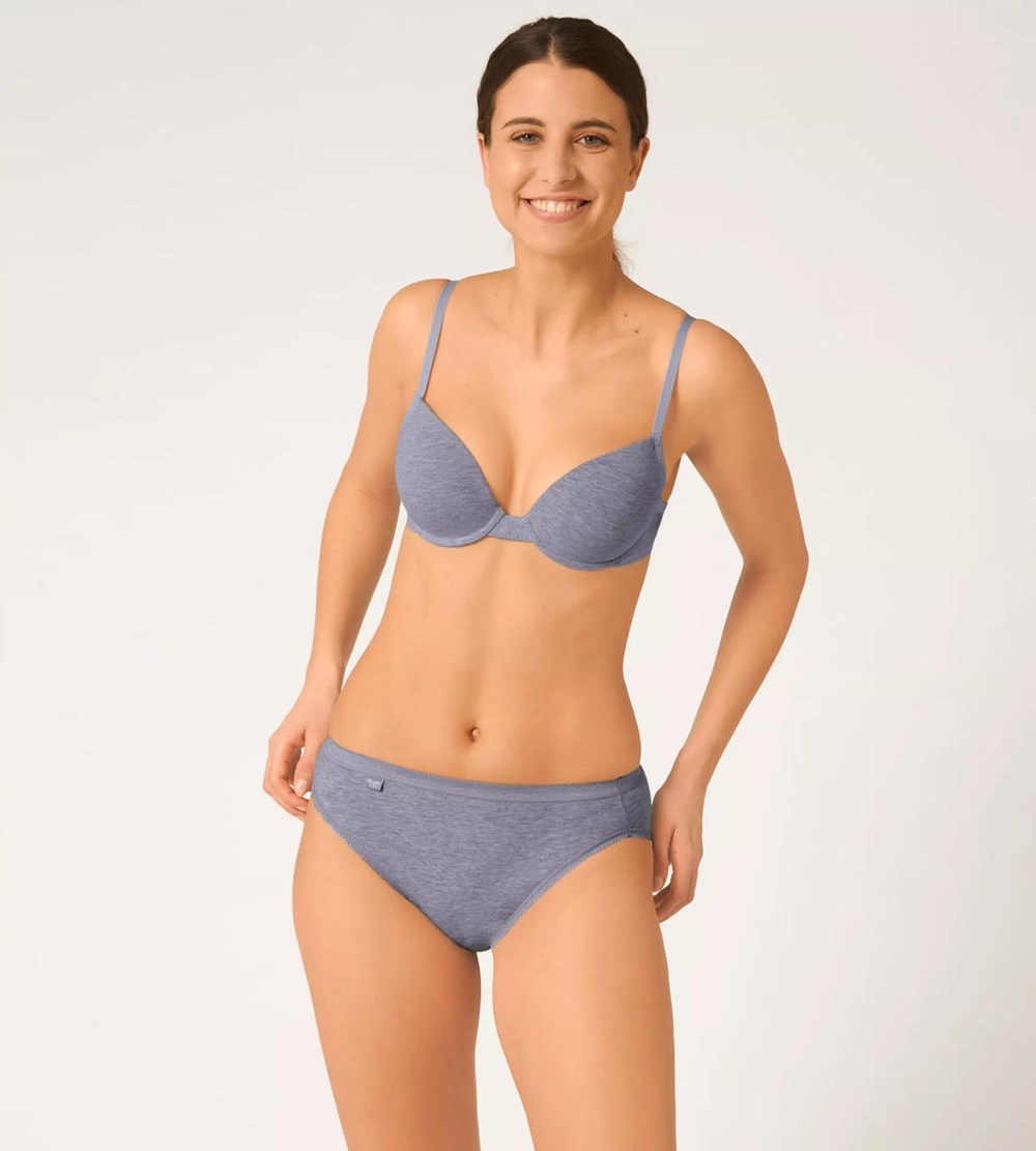 Sloggi 24/7 100 Wired Padded Bra Grey Combination | 90726-CPOY