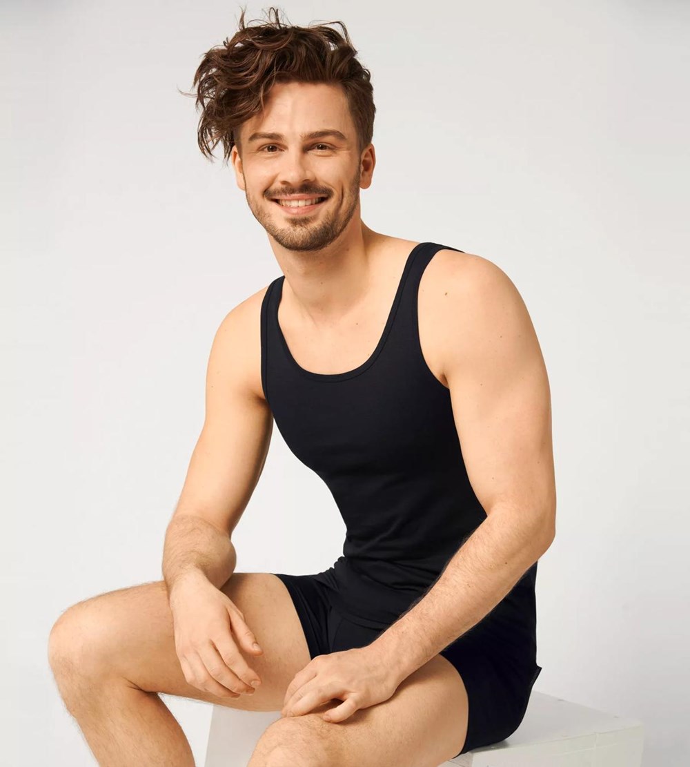 Sloggi 24/7 Vest Tank Top Black | 02981-TYWF