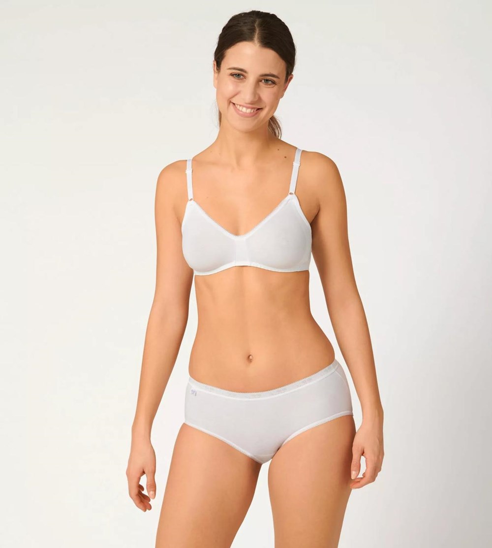 Sloggi Basic+ Non-wired Bra White | 94013-BUQZ