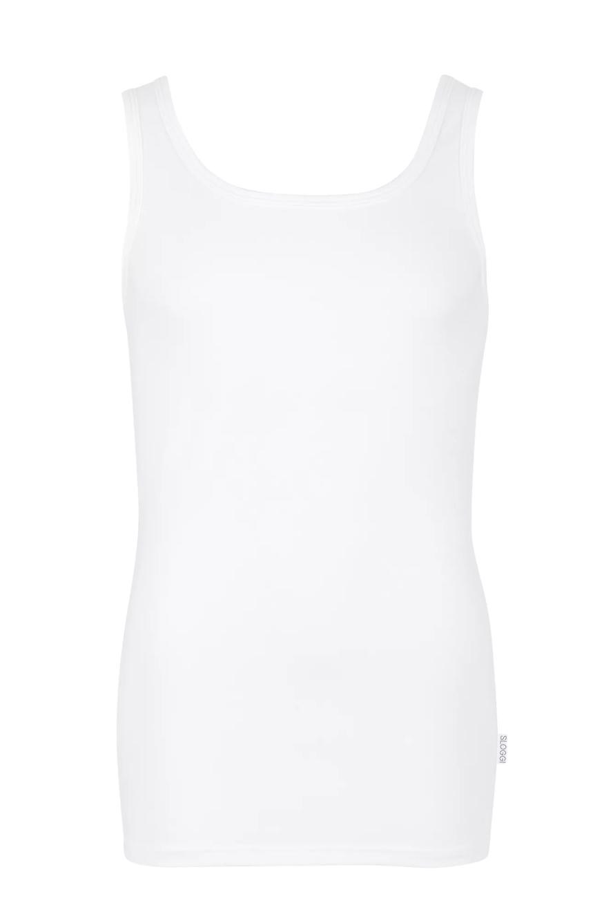 Sloggi Basic Vest Tank Top White | 69473-DPMT