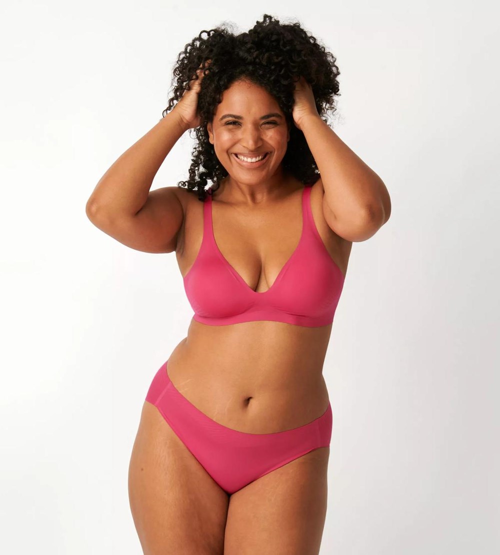 Sloggi Body Adapt High Leg Brief Pink Lemonade | 05869-KXQU