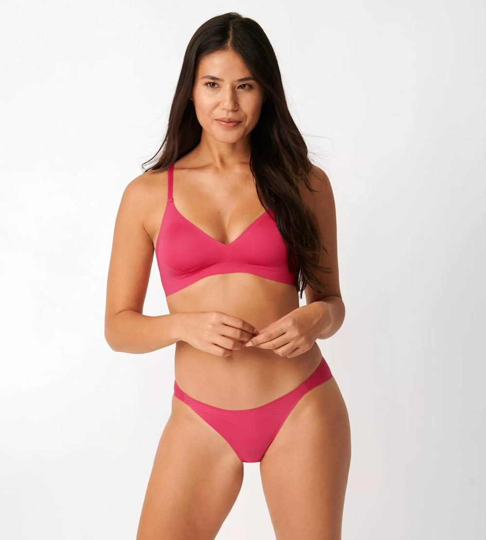 Sloggi Body Adapt Soft Bra Pink Lemonade | 28531-NWHY