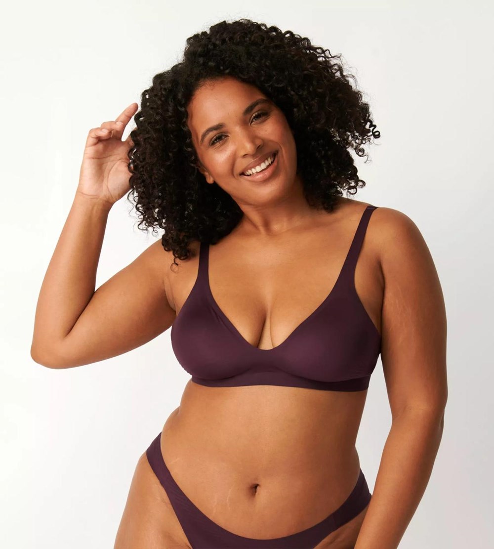 Sloggi Body Adapt T-shirt Bra Ebony brown | 40275-NEVI