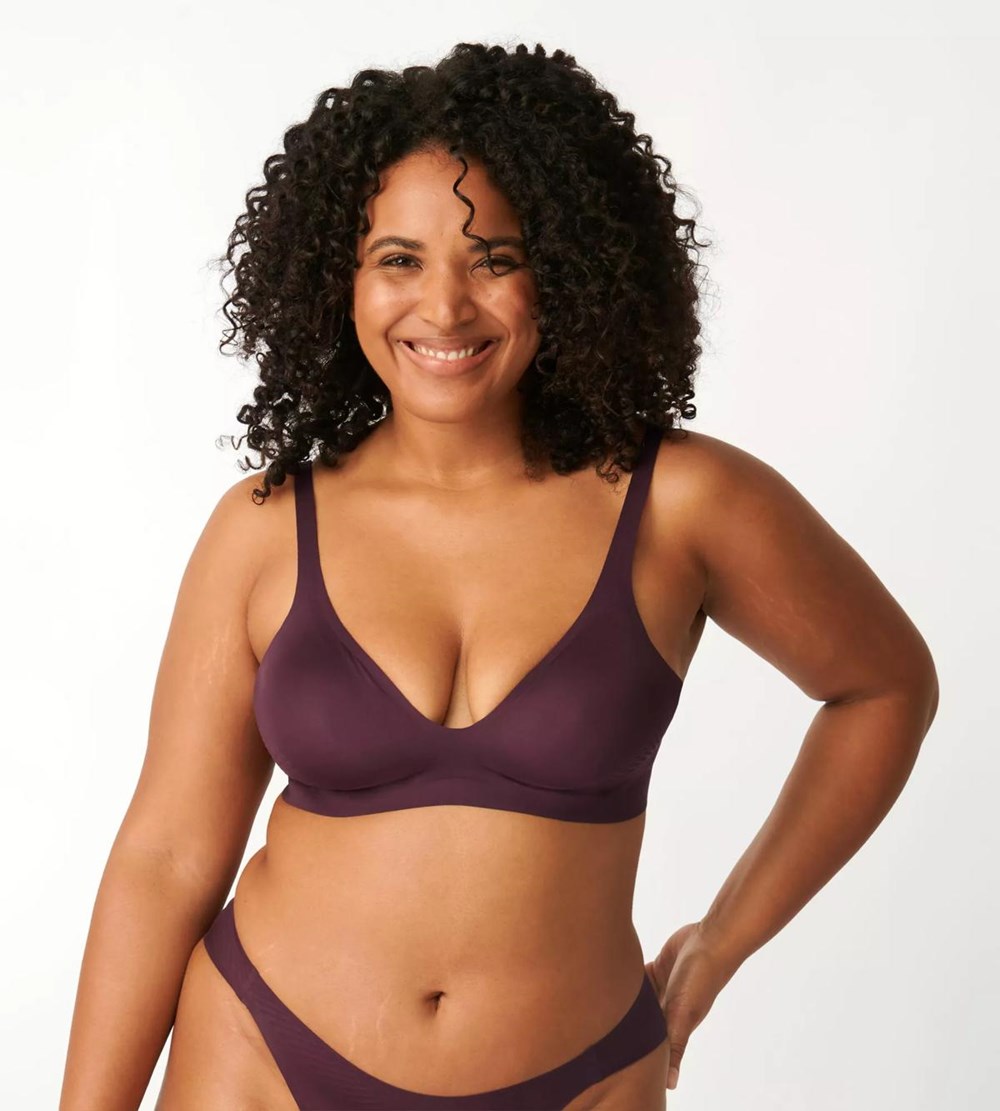 Sloggi Body Adapt T-shirt Bra Ebony brown | 40275-NEVI