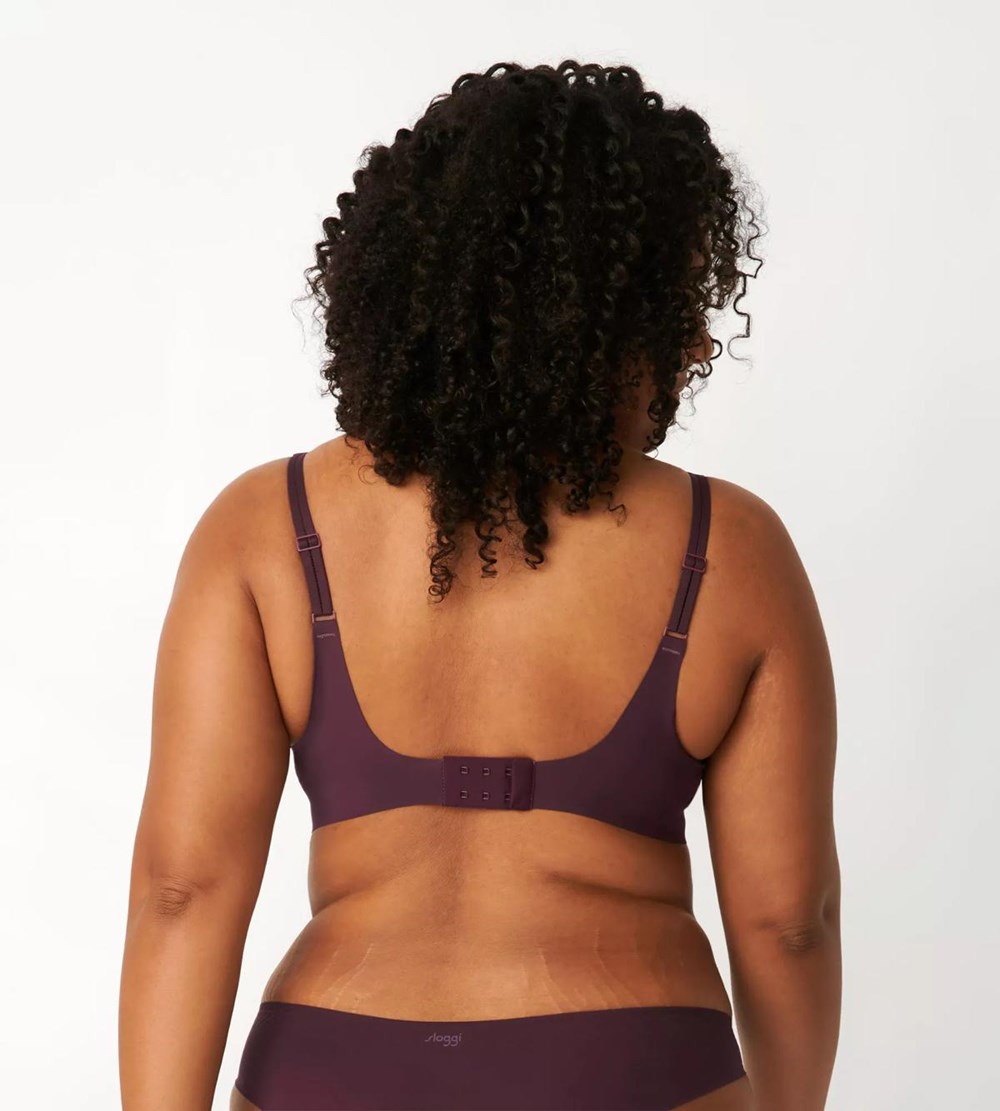 Sloggi Body Adapt T-shirt Bra Ebony brown | 40275-NEVI