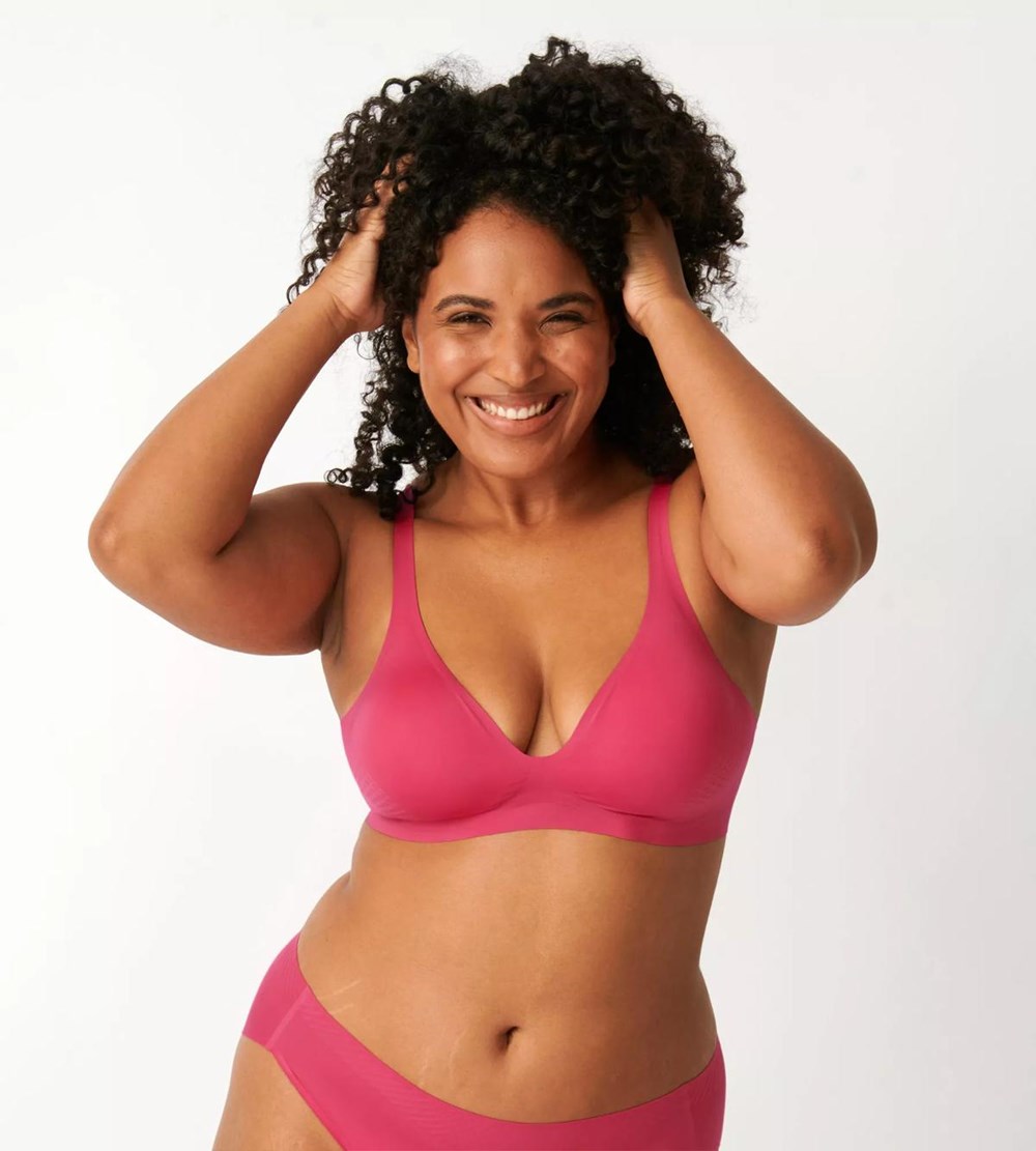 Sloggi Body Adapt T-shirt Bra Pink Lemonade | 46597-CNVL