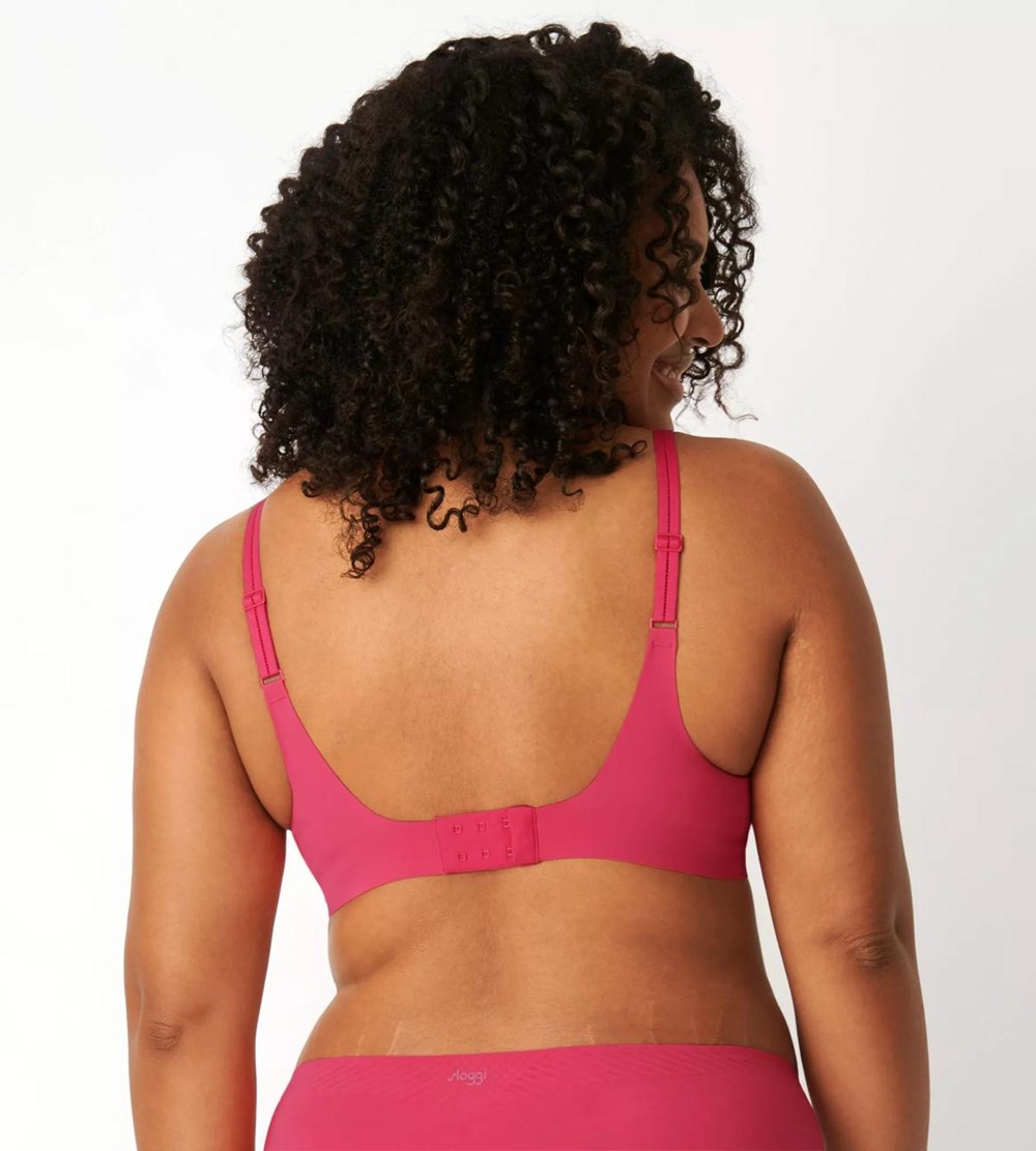 Sloggi Body Adapt T-shirt Bra Pink Lemonade | 46597-CNVL