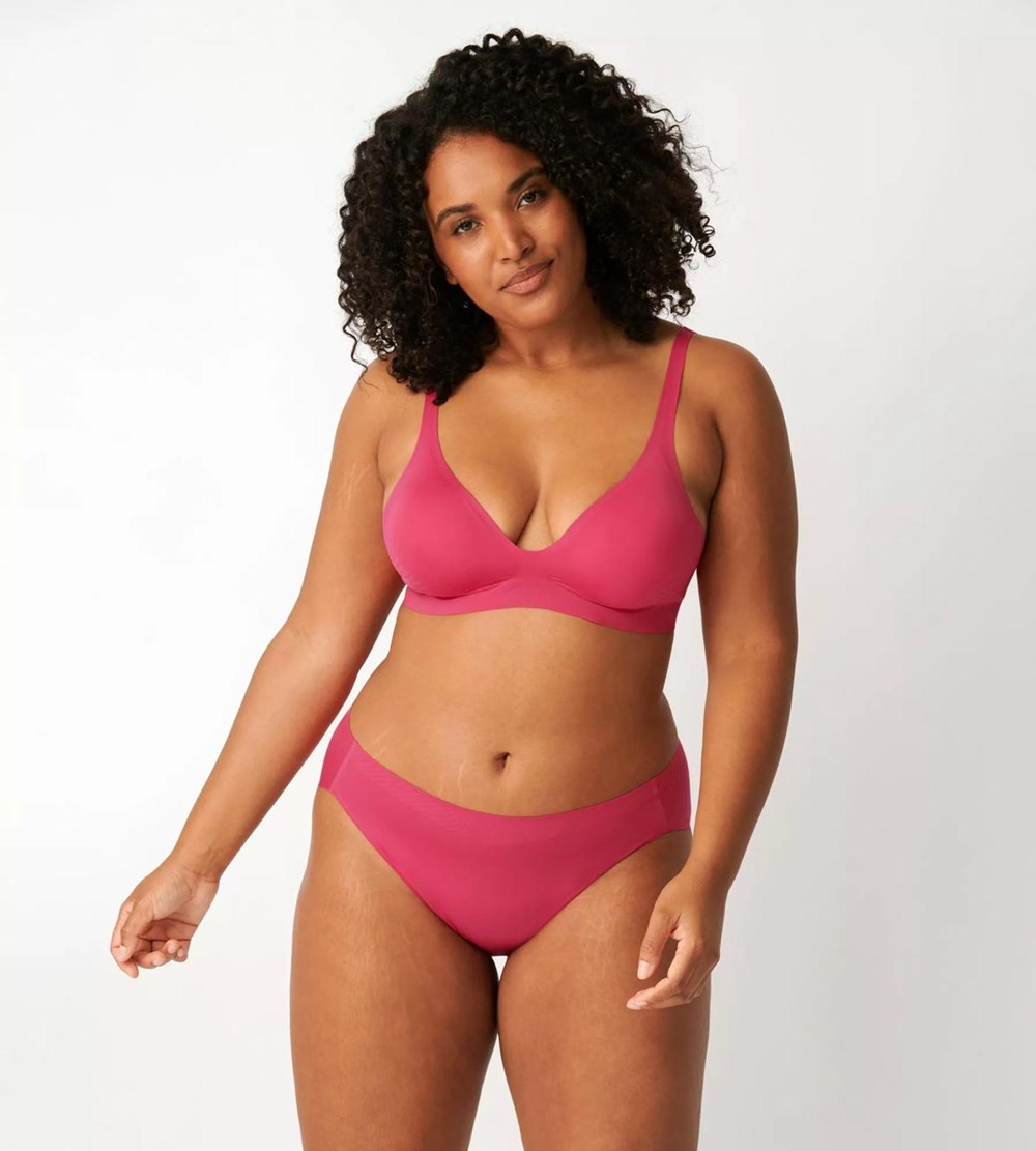 Sloggi Body Adapt T-shirt Bra Pink Lemonade | 46597-CNVL