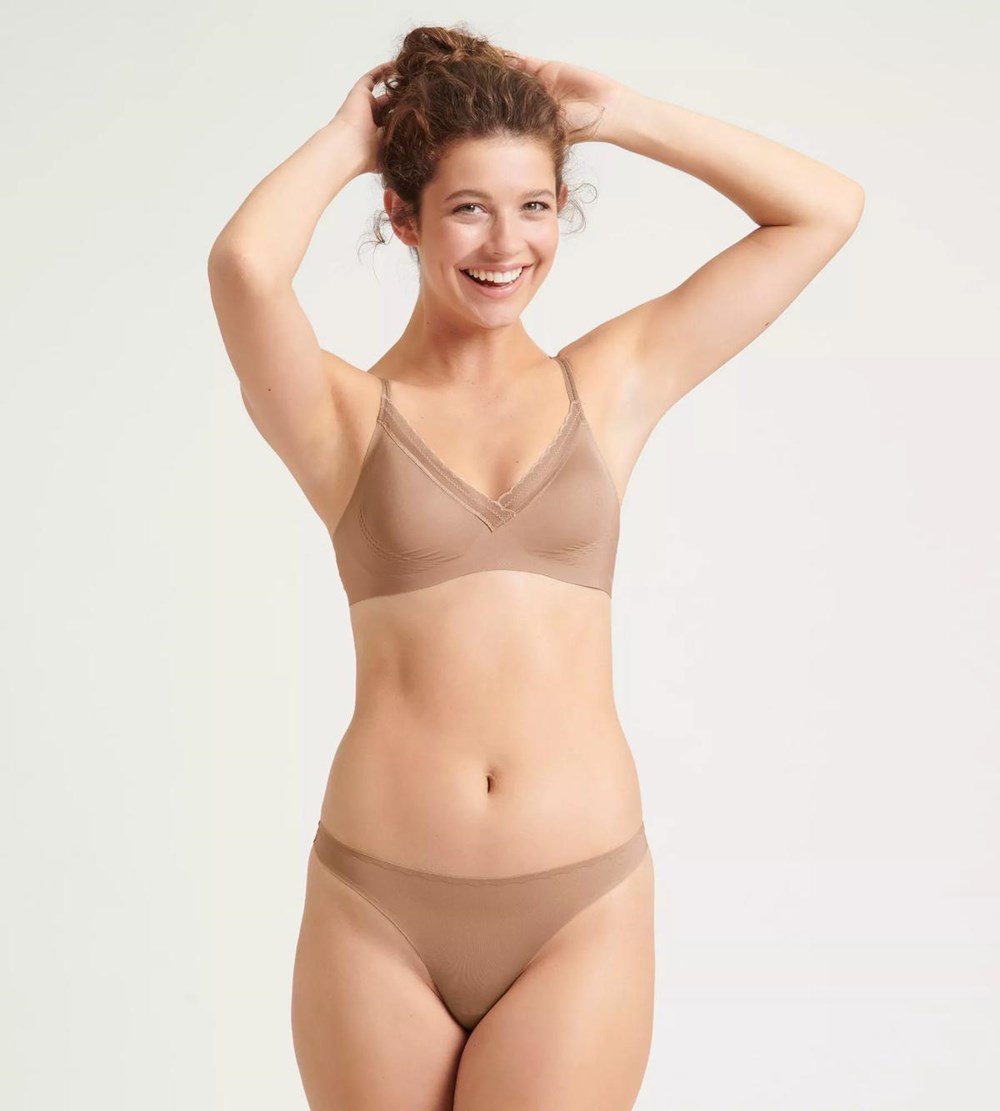 Sloggi Body Adapt Twist Brazilian Brief Nostalgic Brown | 35021-YUSJ