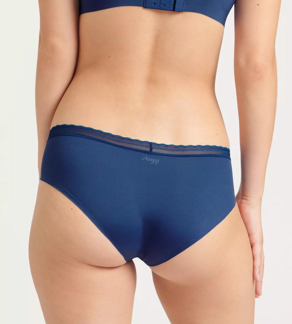 Sloggi Body Adapt Twist Hipster Blue Sapphire | 74658-IWMS