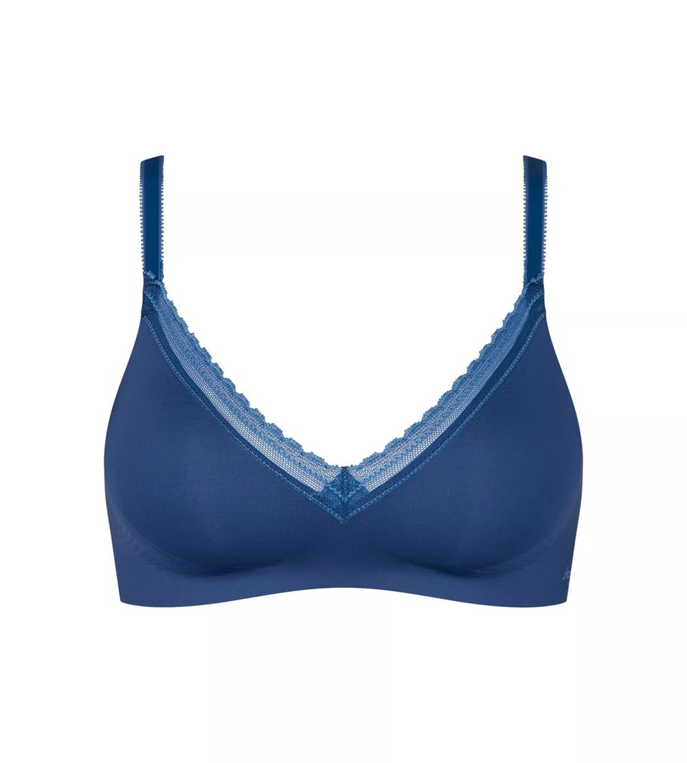 Sloggi Body Adapt Twist Non-wired Bra Blue Sapphire | 93728-XYVT