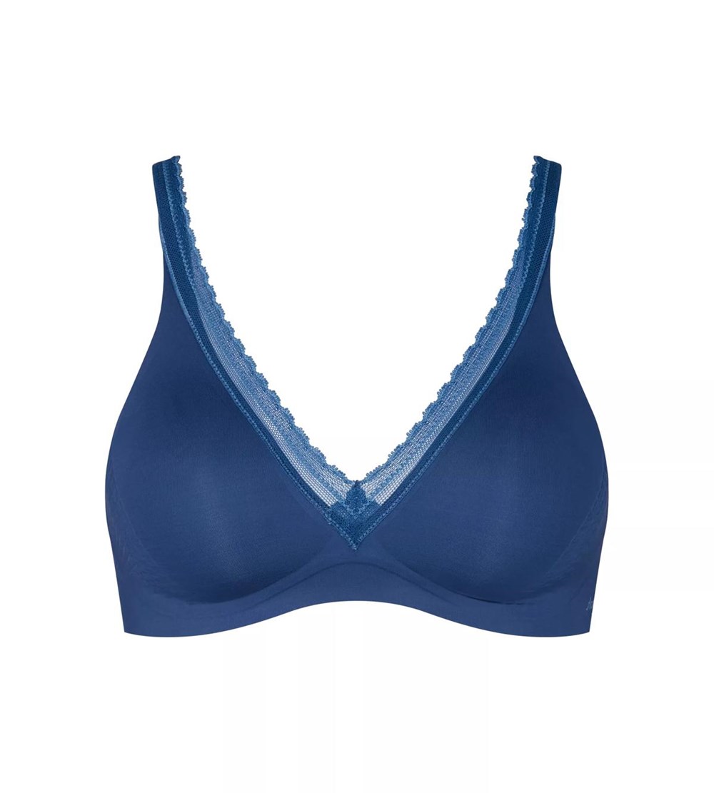 Sloggi Body Adapt Twist Padded Bra Blue Sapphire | 04975-DLBO