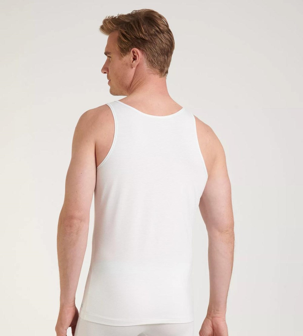 Sloggi Ever Cool Vest Tank Top White | 94537-FMHV