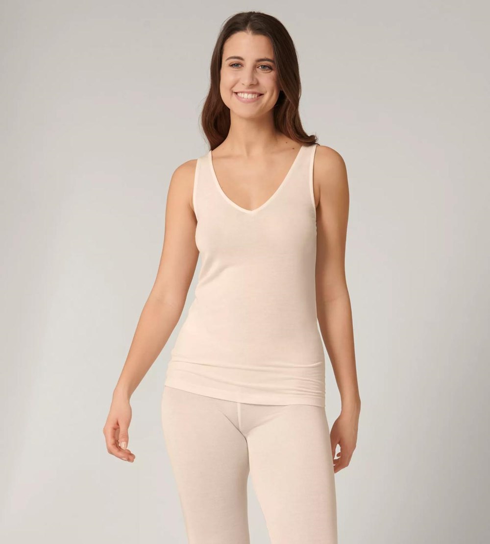 Sloggi Ever Cosy Muscular Tank Top Fresh powder | 83206-NOGP