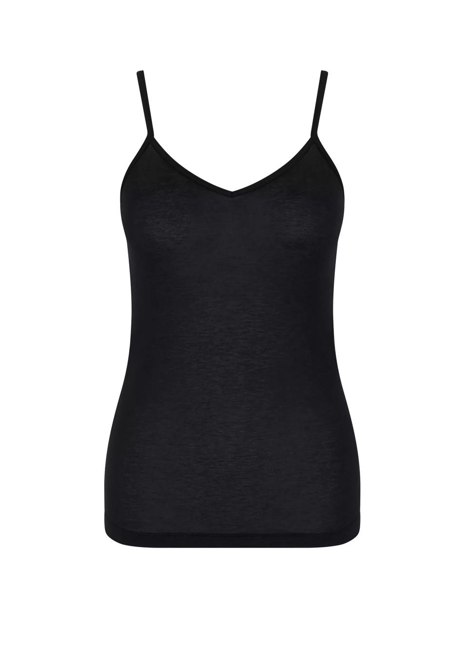 Sloggi Ever Cosy Top With Spaghetti Straps Black | 48529-IHJK