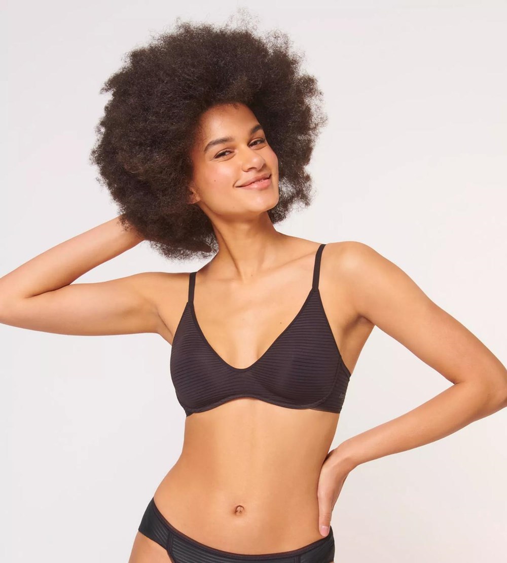 Sloggi Ever Fresh Plus Padded Bra Black | 21486-UWBF