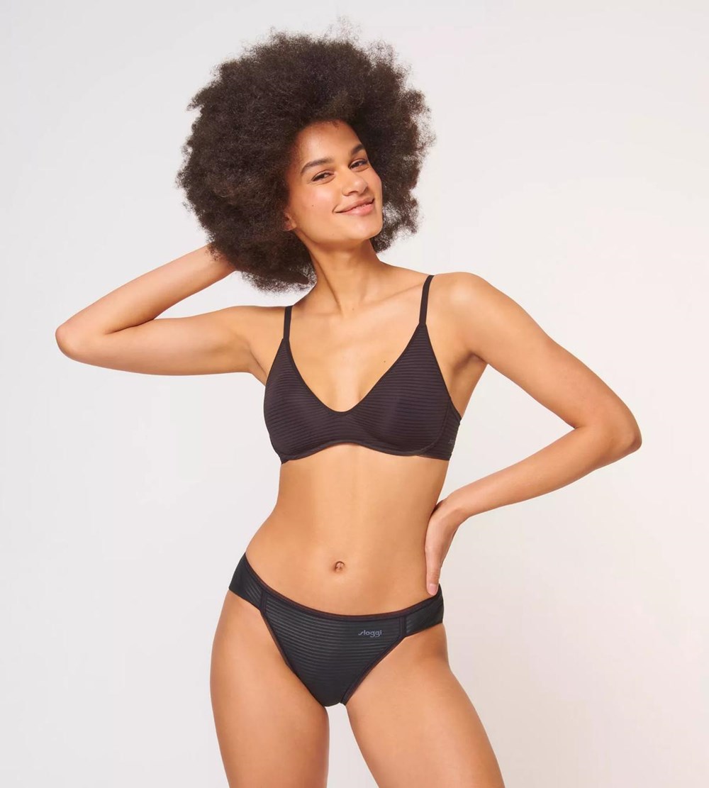 Sloggi Ever Fresh Plus Padded Bra Black | 21486-UWBF