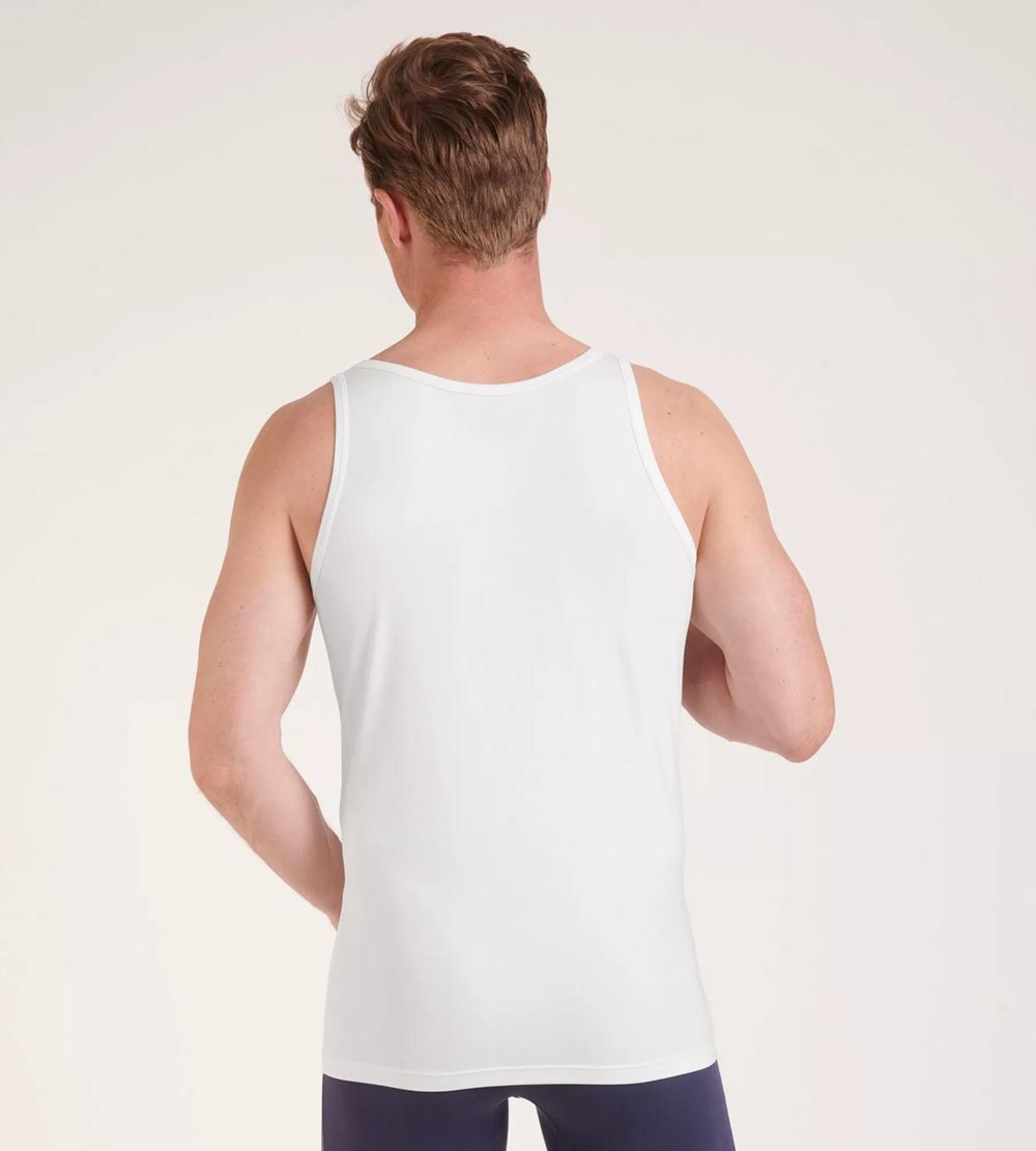 Sloggi Ever Soft Vest Tank Top White | 34582-ULZB