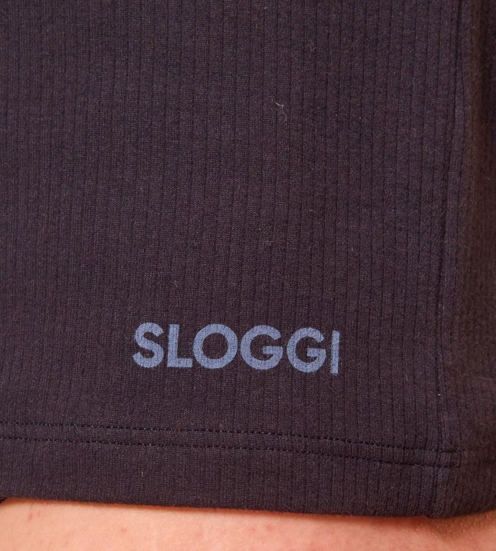 Sloggi Free Evolve Vest Tank Top Black | 20765-NMSE