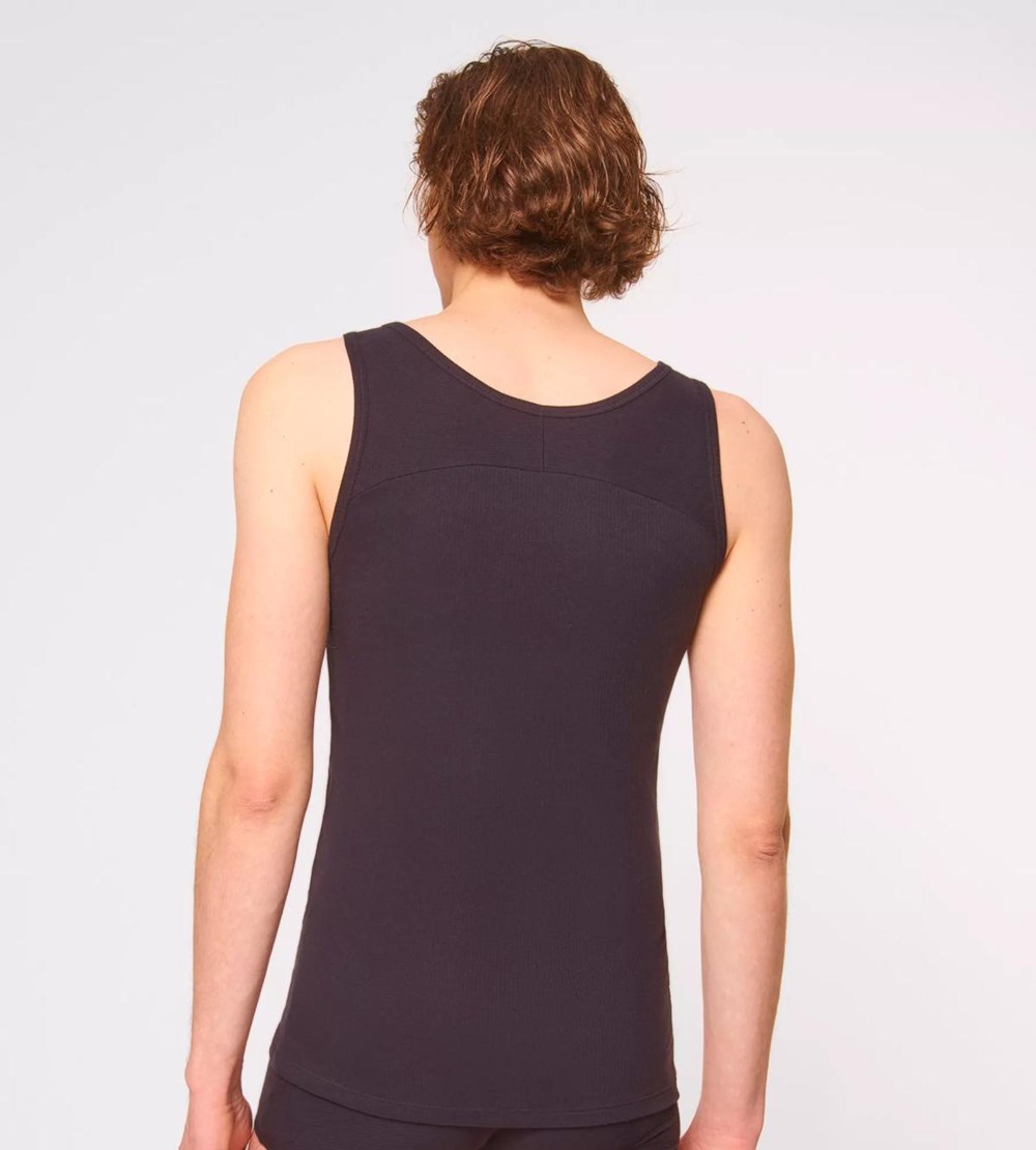 Sloggi Free Evolve Vest Tank Top Black | 32674-TDVP