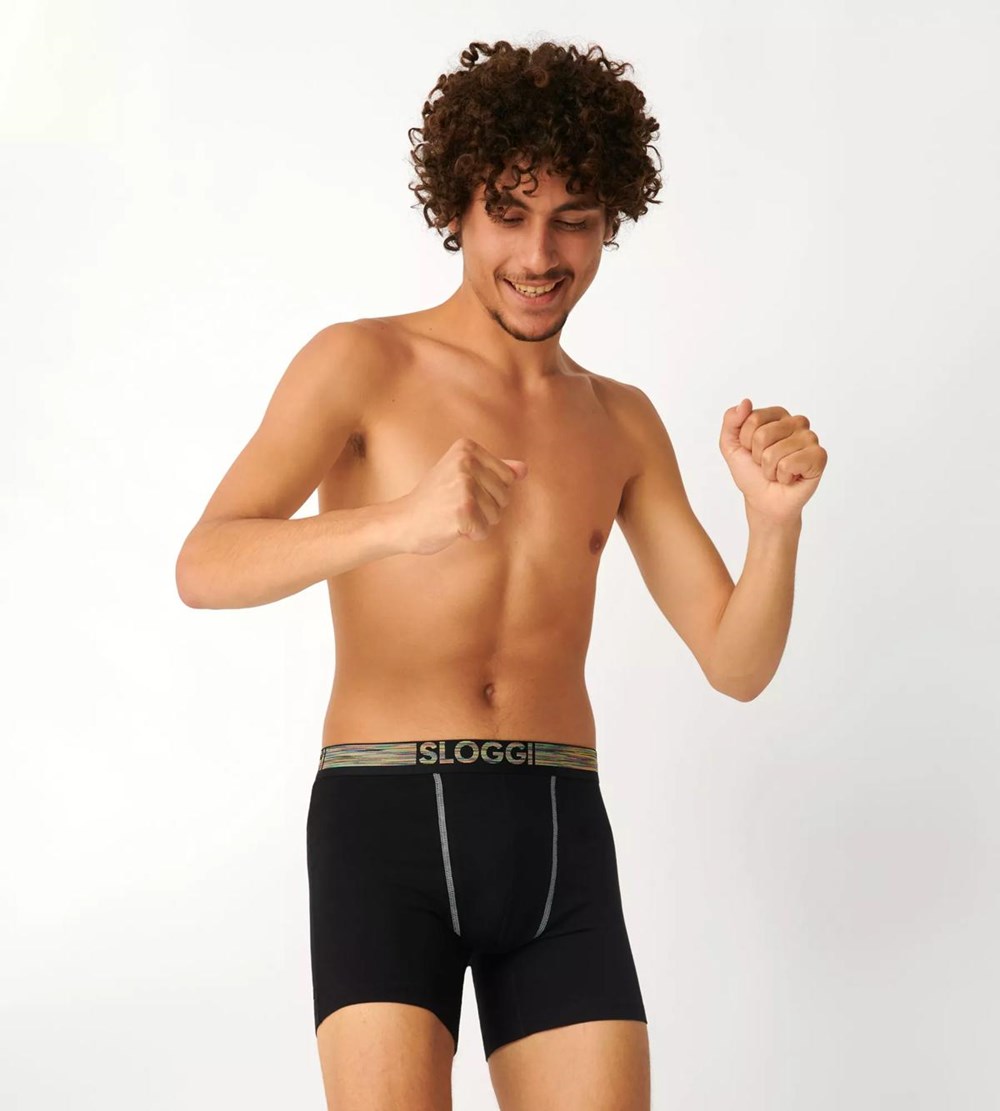 Sloggi Go Abc Natural Shorts Black | 28073-LSYF