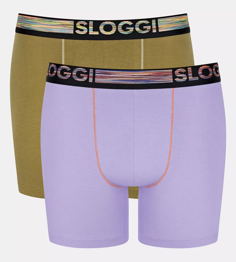 Sloggi Go Abc Natural Shorts Multicolour | 69173-TPDM