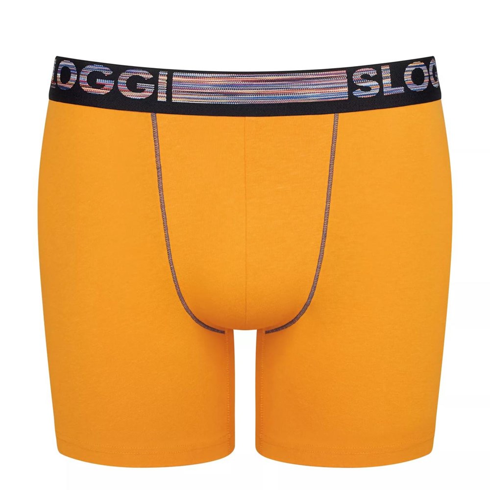 Sloggi Go Abc Natural Shorts Orange - Dark Combination | 13089-WCPE