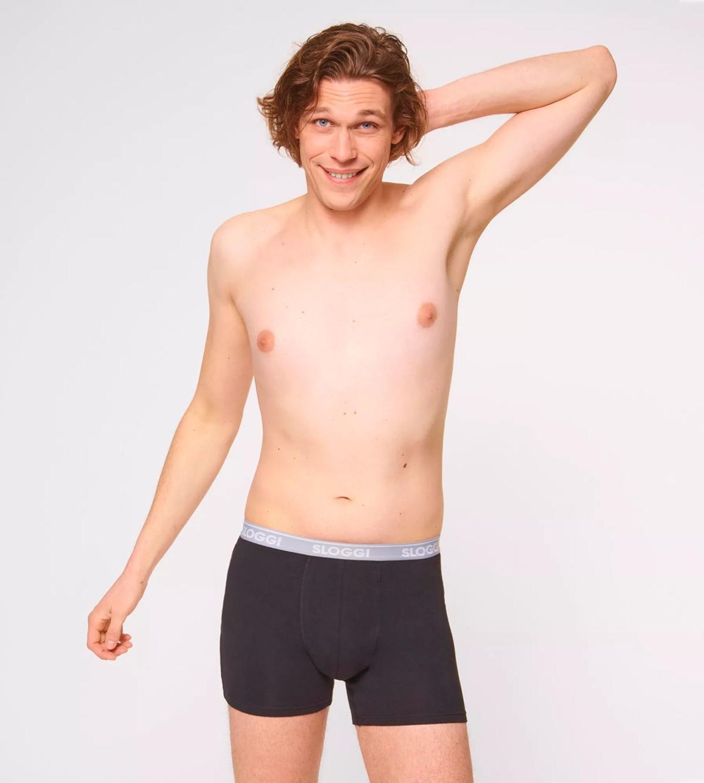 Sloggi Go Abc Shorts Black | 67291-NSQG