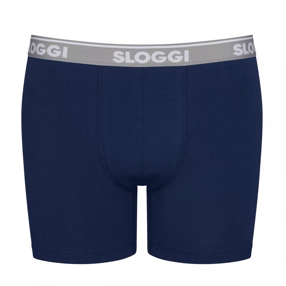 Sloggi Go Abc Shorts Blue Black | 95126-GZKE