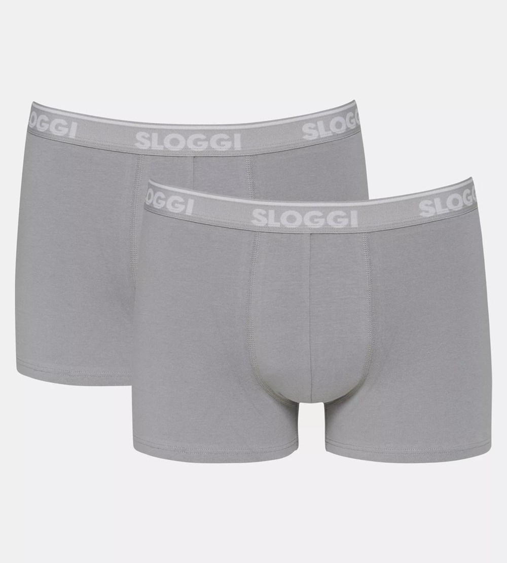 Sloggi Go Abc Shorts Stone Grey | 95267-VBUZ