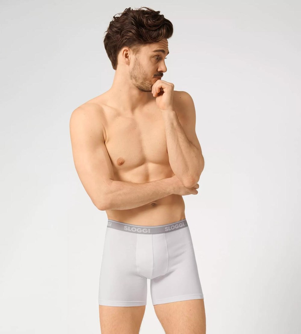 Sloggi Go Abc Shorts White | 51936-ZEIK