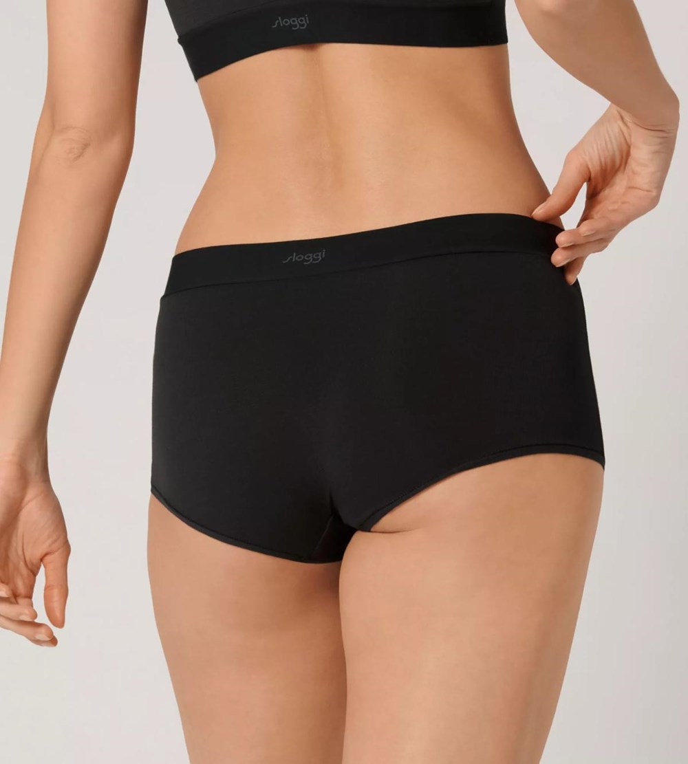 Sloggi Go Allround Boyshort Black | 09436-ETUA