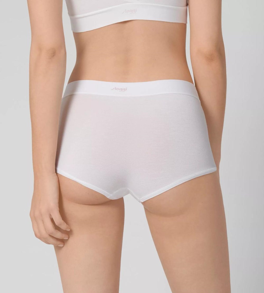 Sloggi Go Allround Boyshort White | 60524-BSQX