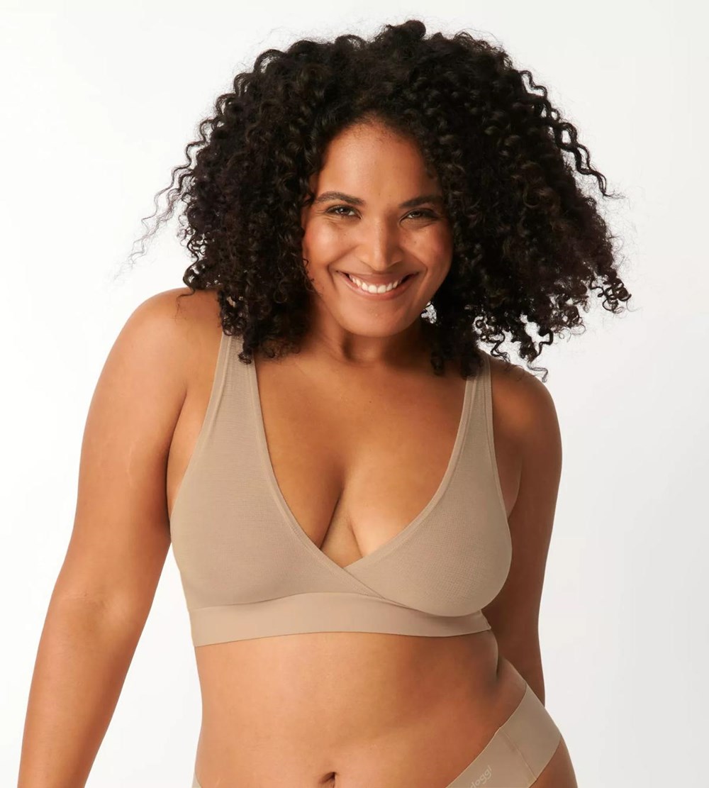 Sloggi Go Allround Bralette Peanut Butter | 98302-ENZQ