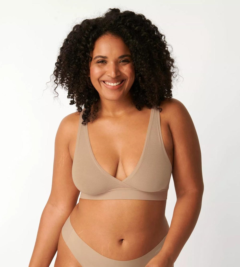 Sloggi Go Allround Bralette Peanut Butter | 98302-ENZQ