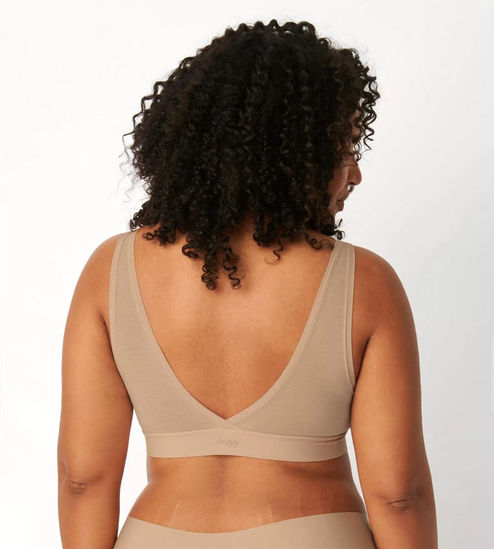 Sloggi Go Allround Bralette Peanut Butter | 98302-ENZQ