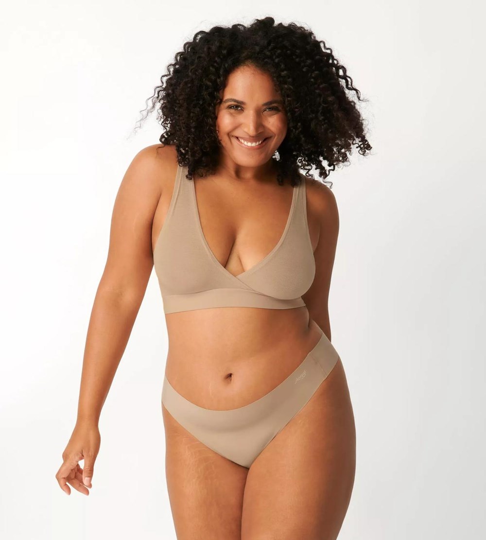 Sloggi Go Allround Bralette Peanut Butter | 98302-ENZQ