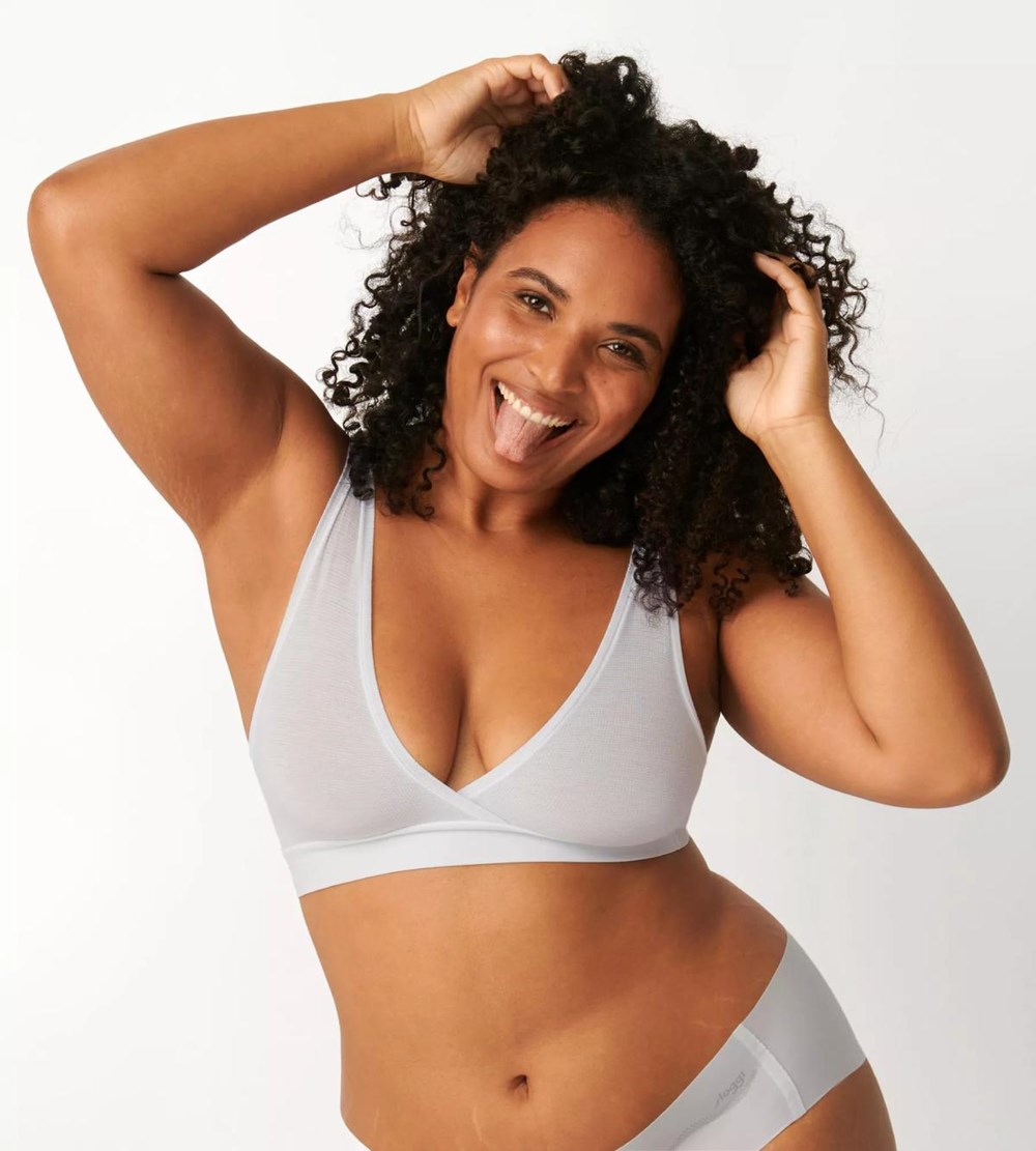 Sloggi Go Allround Bralette White | 28965-PTDX