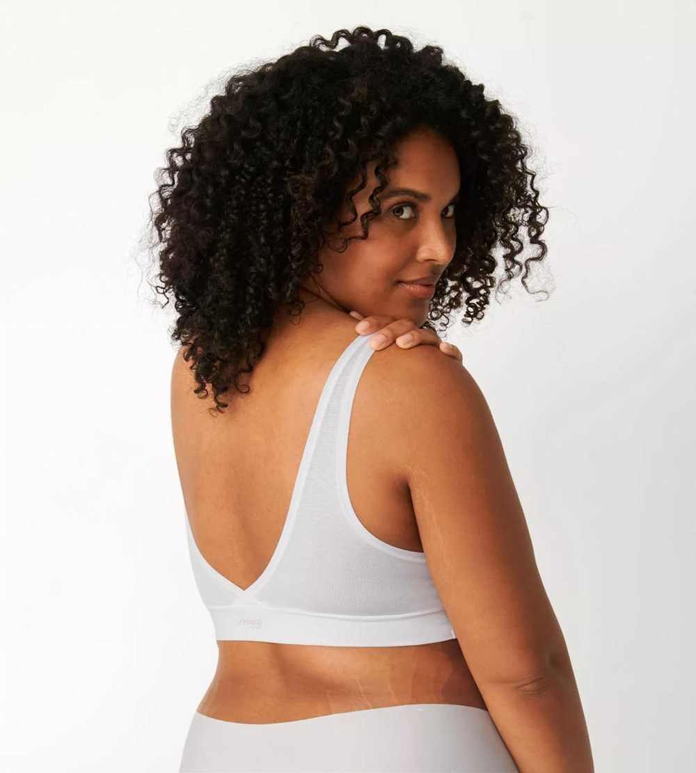 Sloggi Go Allround Bralette White | 28965-PTDX