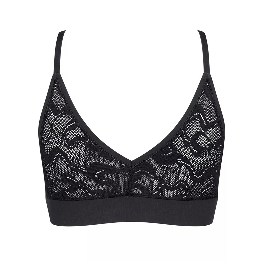 Sloggi Go Allround Lace Bralette Black | 50724-ASBZ