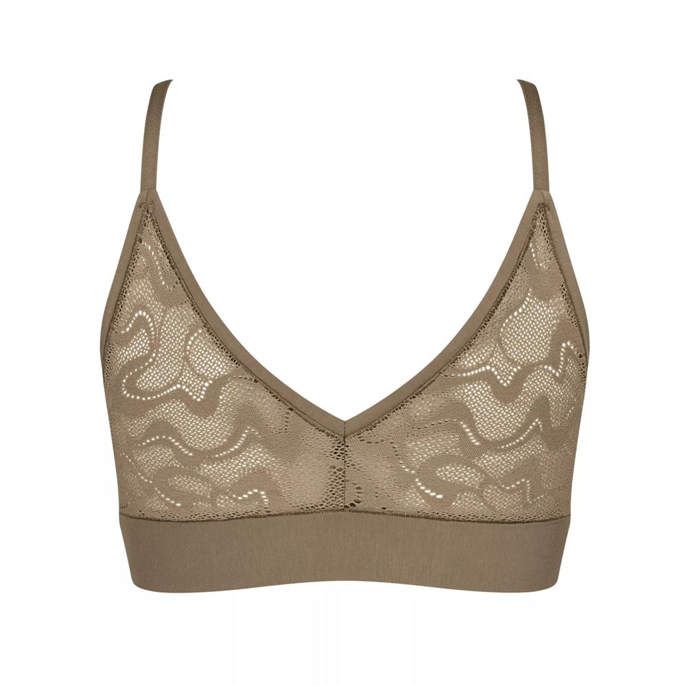 Sloggi Go Allround Lace Bralette Lead grey | 41503-HUCW