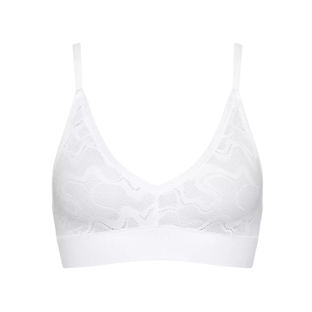 Sloggi Go Allround Lace Bralette White | 48690-GKOR