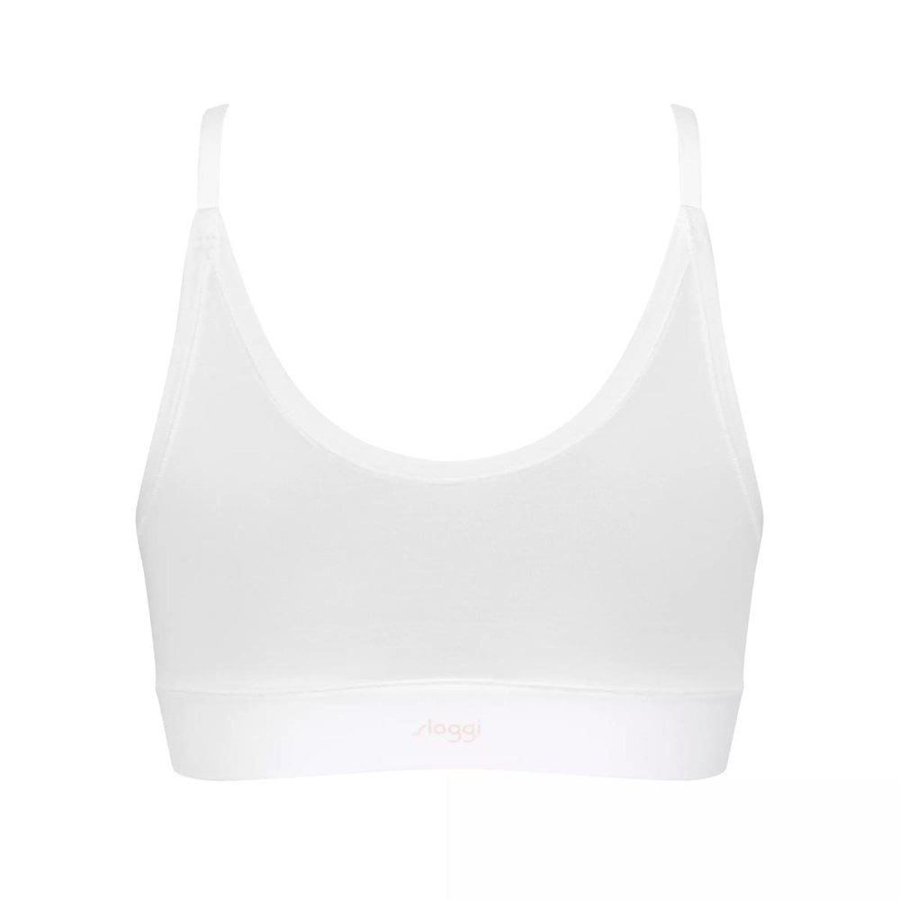 Sloggi Go Allround Lace Bralette White | 48690-GKOR