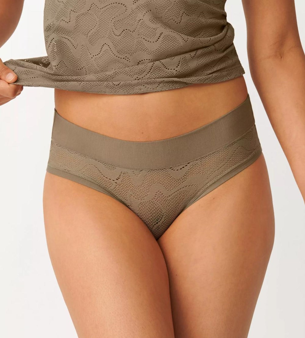 Sloggi Go Allround Lace Hipster Lead grey | 81502-VNRC