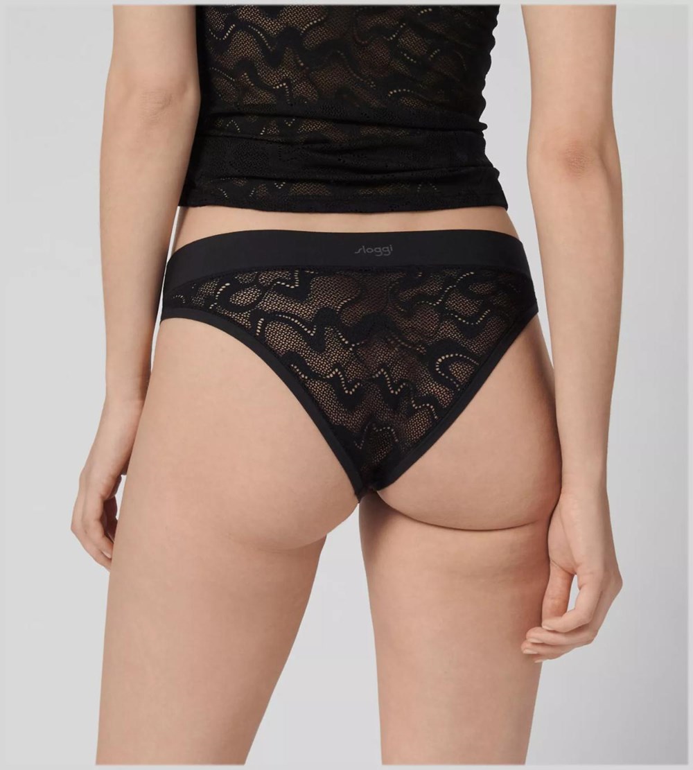 Sloggi Go Allround Lace Mini Black | 47850-KDNO