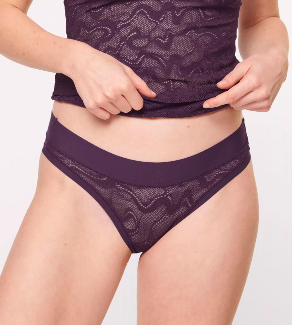 Sloggi Go Allround Lace Mini Plum | 71849-FIBN