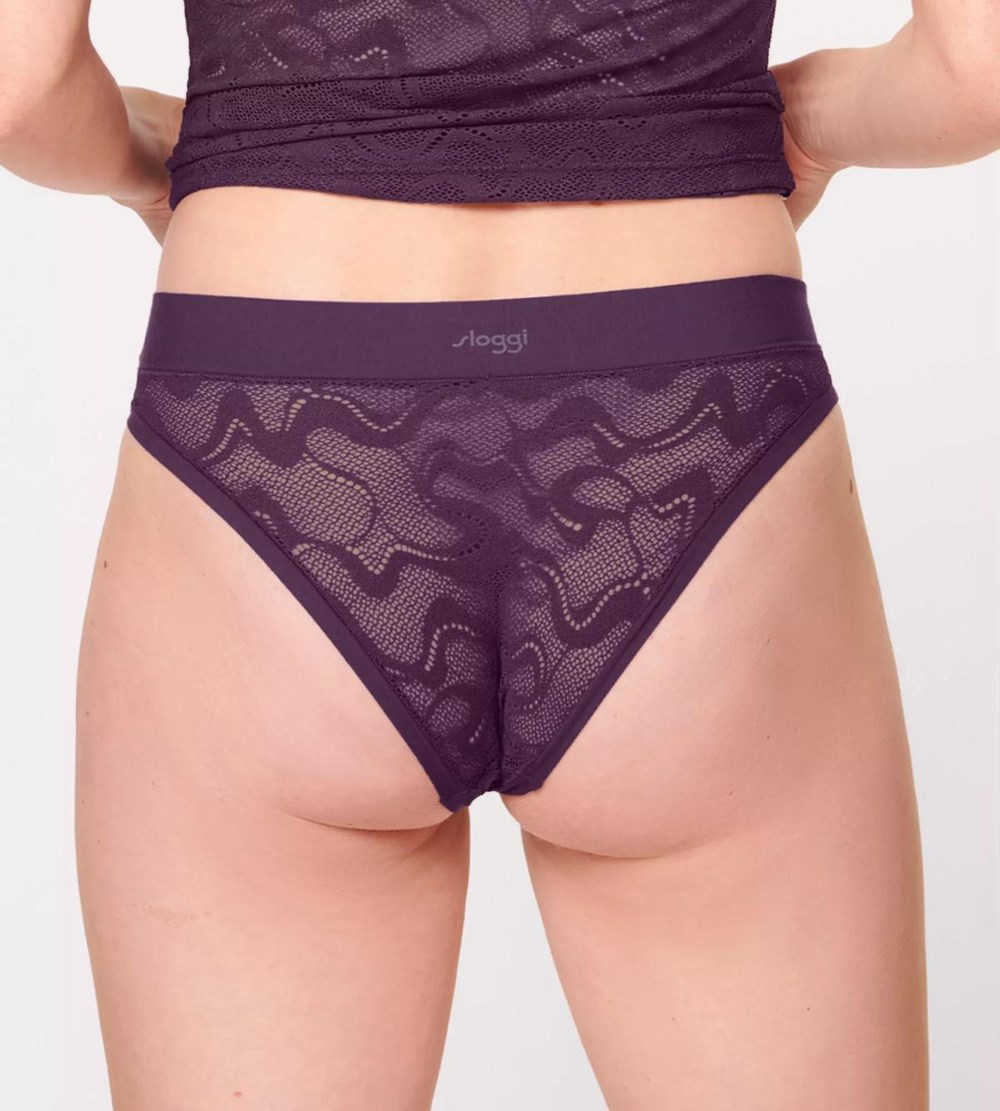 Sloggi Go Allround Lace Mini Plum | 71849-FIBN