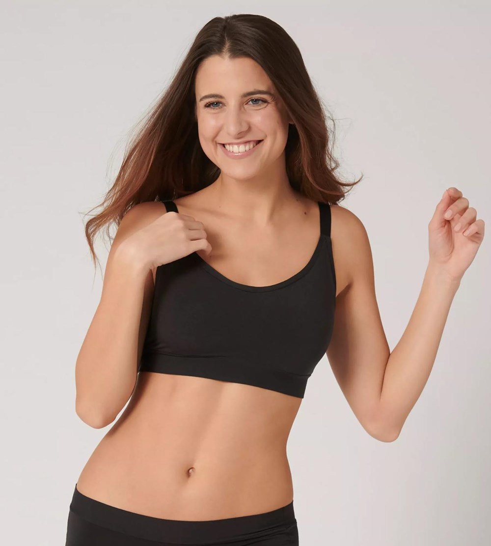 Sloggi Go Allround Padded Bra Black | 80413-NBHU